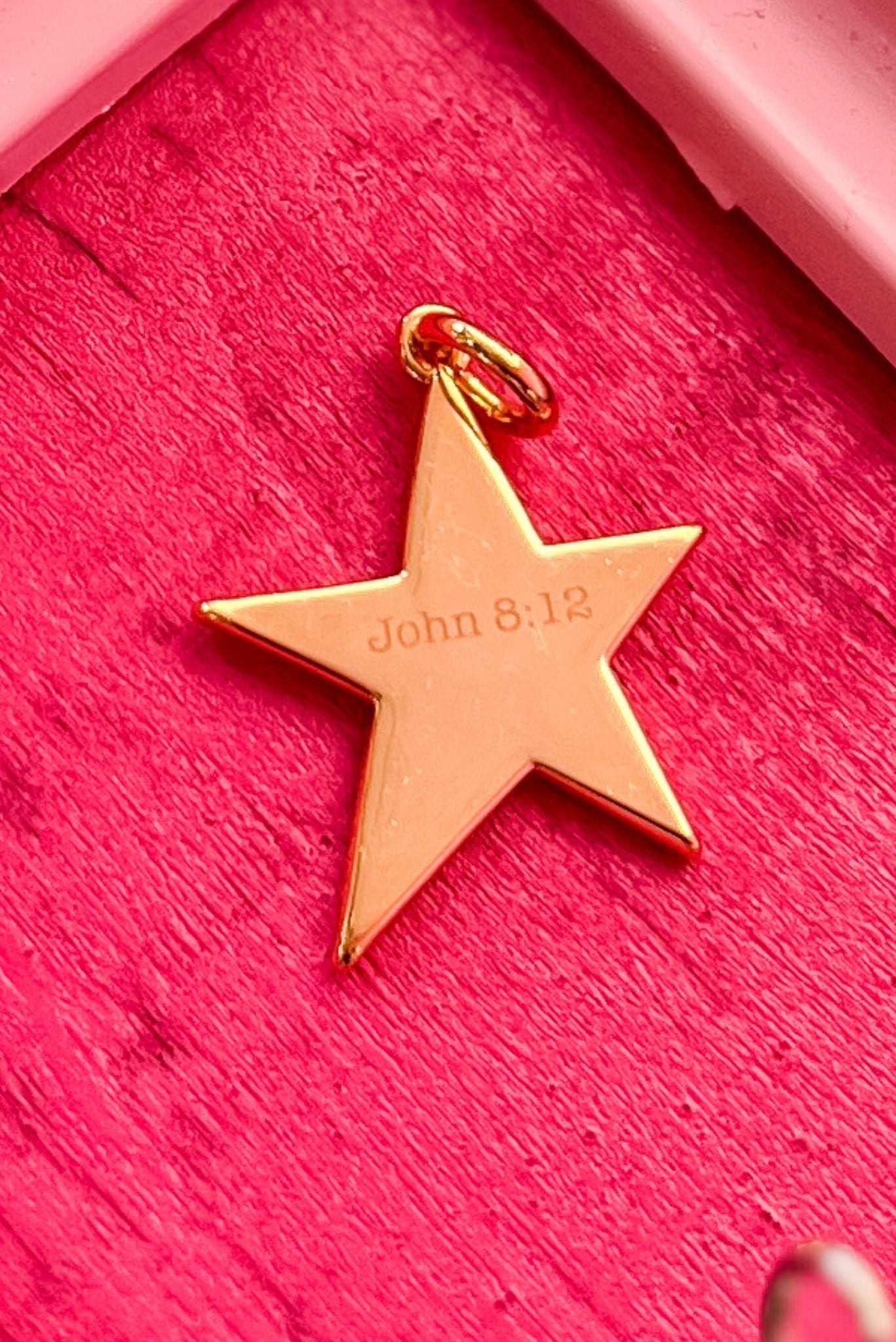 SSYS 18k Gold Plated Scripture Star Charm – Shop Style Your Senses