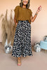  Black Animal Printed Pull On Midi Skirt, mom chic, carpool chic, elevated style, must have skirt, fall skirt, transitional skirt, chic style, midi skirt, must have midi, shop style your senses by mallory fitzsimmons