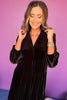 SSYS The Lillian Dress In Black Velvet, SSYS the label, ssys dress, must have dress, must have print, must have style, elevated style, elevated dress, mom style, shop style your senses by mallory fitzsimmons