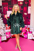 SSYS Ruby Sequin Caftan Dress In Hunter