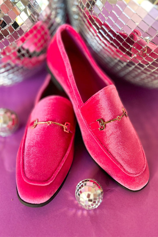  Fuchsia Velvet Horsebit Loafer, must have loafer, elevated style, elevated shoe, mom style, shop style your senses by mallory fitzsimmons