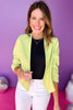 Lime Long Sleeve Open Blazer Jacket, Saturday steal, blazer, must have blazer, must have jacket, spring style, spring fashion, elevated style, layering piece, mom style, shop style your senses by Mallory Fitzsimmons, says by Mallory Fitzsimmons