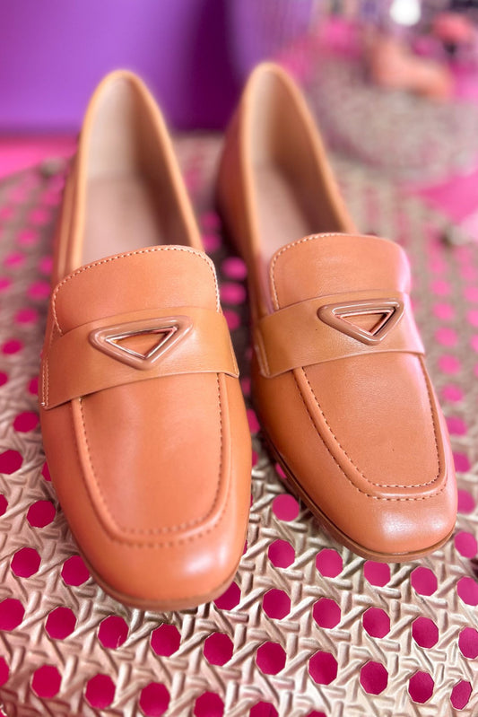  Tan Triangle Detail Loafer, shoes, must have loafers, must have shoes, shop style your senses by mallory fitzsimmons