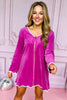 SSYS Fuchsia Long Sleeve Get Ready Robe™, SSYS the label, elevated robe, elevated get ready robe, must have robe, must have gift, elevated gift, mom style, elevated style, chic style, conventional style, shop style your senses by mallory fitzsimmons