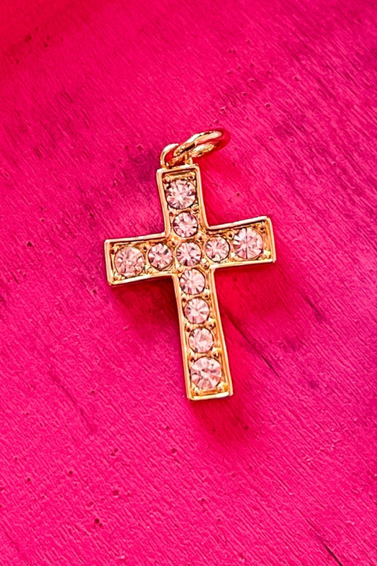  SSYS Scripture Cross Charm, ssys the label, must have charm, must have charm necklace, elevated charm, elevated charm necklace, acessories, scripture charm, scripture, gift, mom style, shop style your senses by mallory fitzsimmons