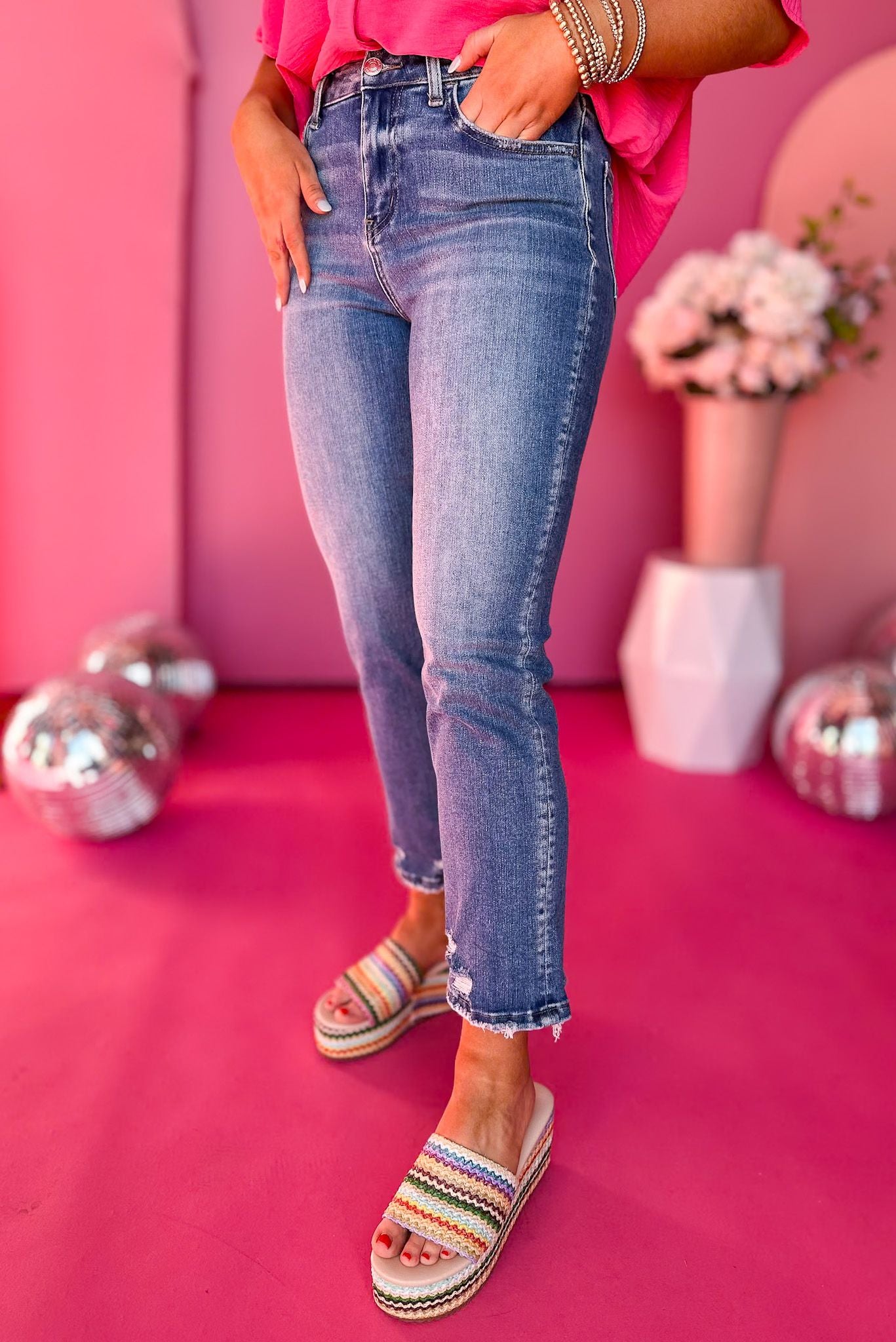 Lovervet By Vervet High Rise Slim Straight Jeans, straight jeans, blue jeans, must have jeans, must have style, must have comfortable style, spring fashion, spring style, street style, mom style, elevated comfortable, elevated style, shop style your senses by mallory fitzsimmons