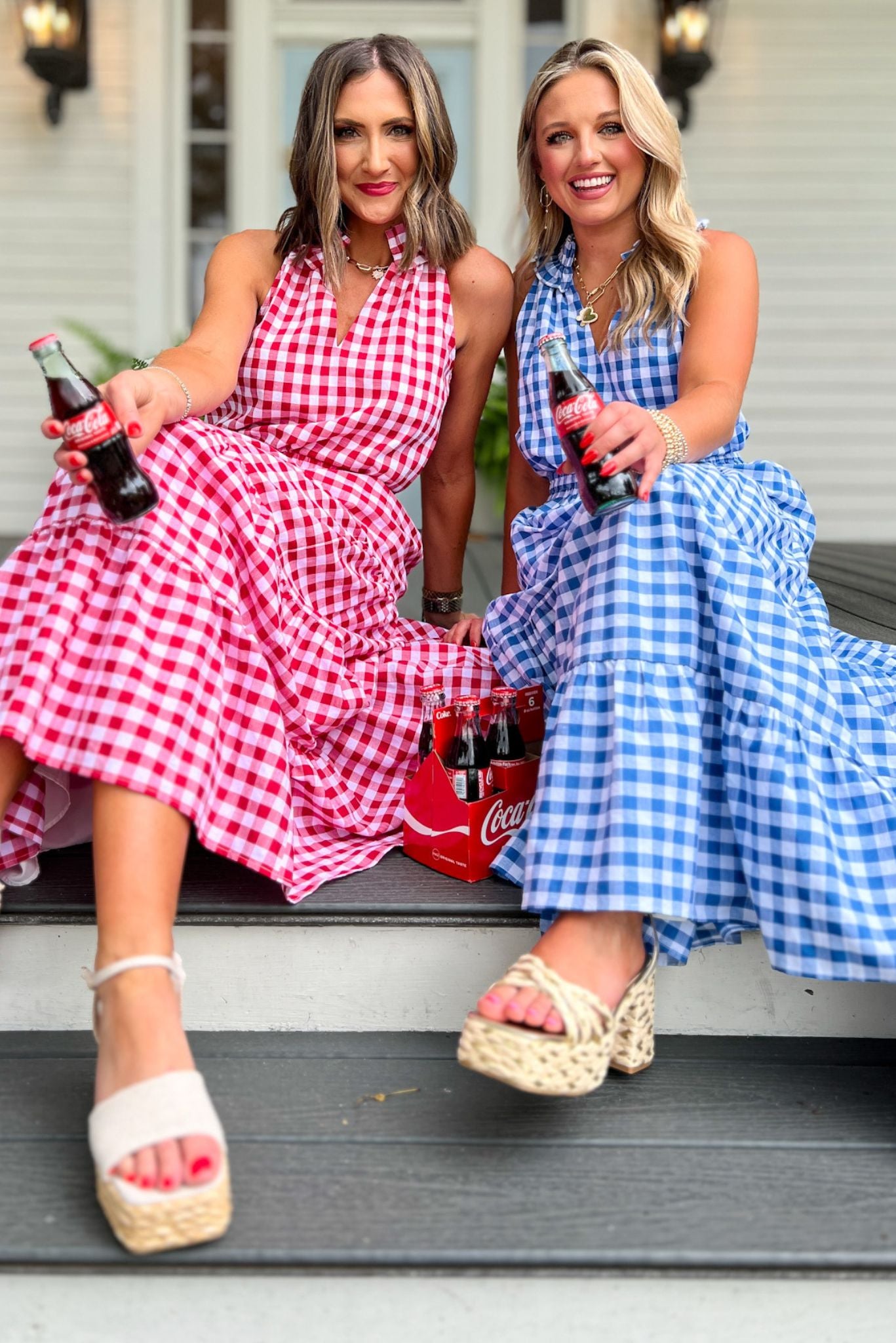 SSYS The Margot Sleeveless Top In Red Gingham, ssys top, ssys the label, elevated top, must have top, Fourth of July collection, must have style, mom style, summer style, shop style your senses by MALLORY FITZSIMMONS, ssys by MALLORY FITZSIMMONS