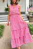  SSYS The Sadie Maxi Skirt In Red Gingham, ssys skirt, ssys the label, elevated skirt, must have skirt, Fourth of July collection, must have style, mom style, summer style, shop style your senses by MALLORY FITZSIMMONS, ssys by MALLORY FITZSIMMONS