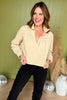 Beige Split Neck Collared Long Sleeve Top, must have top, must have style, must have fall, fall collection, fall fashion, elevated style, elevated top, mom style, fall style, shop style your senses by mallory fitzsimmons