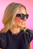 Black Scallop Sunglasses, accessory, sunglasses, must have sunglasses, elevated sunglasses, must have, shop style your senses by mallory fitzsimmons