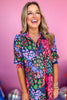 SSYS The Phoebe Smocked Long Sleeve Dress In Bright Animal, ssys the label, printed dress, must have dress, spring fashion, elevated dress, elevated spring, church style, brunch style, mom style, custom dress, shop style your senses by mallory fitzsimmons, ssys by mallory fitzsimmons