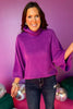  Purple 3/4 Dolman Sleeve Turtleneck Pullover Top, must have top, must have style, winter style, winter fashion, elevated style, elevated top, mom style, winter top, shop style your senses by mallory fitzsimmons
