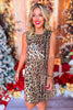 SSYS Ember Animal Sequin Dress
