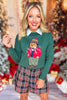 SSYS Teddy Bear Knit Sweater In Hunter