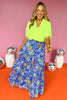 Blue Floral Printed Pull On Tiered Maxi Skirt, must have skirt, must have style, church style, spring fashion, elevated style, elevated skirt, mom style, work dress, shop style your senses by mallory fitzsimmons, ssys by mallory fitzsimmons