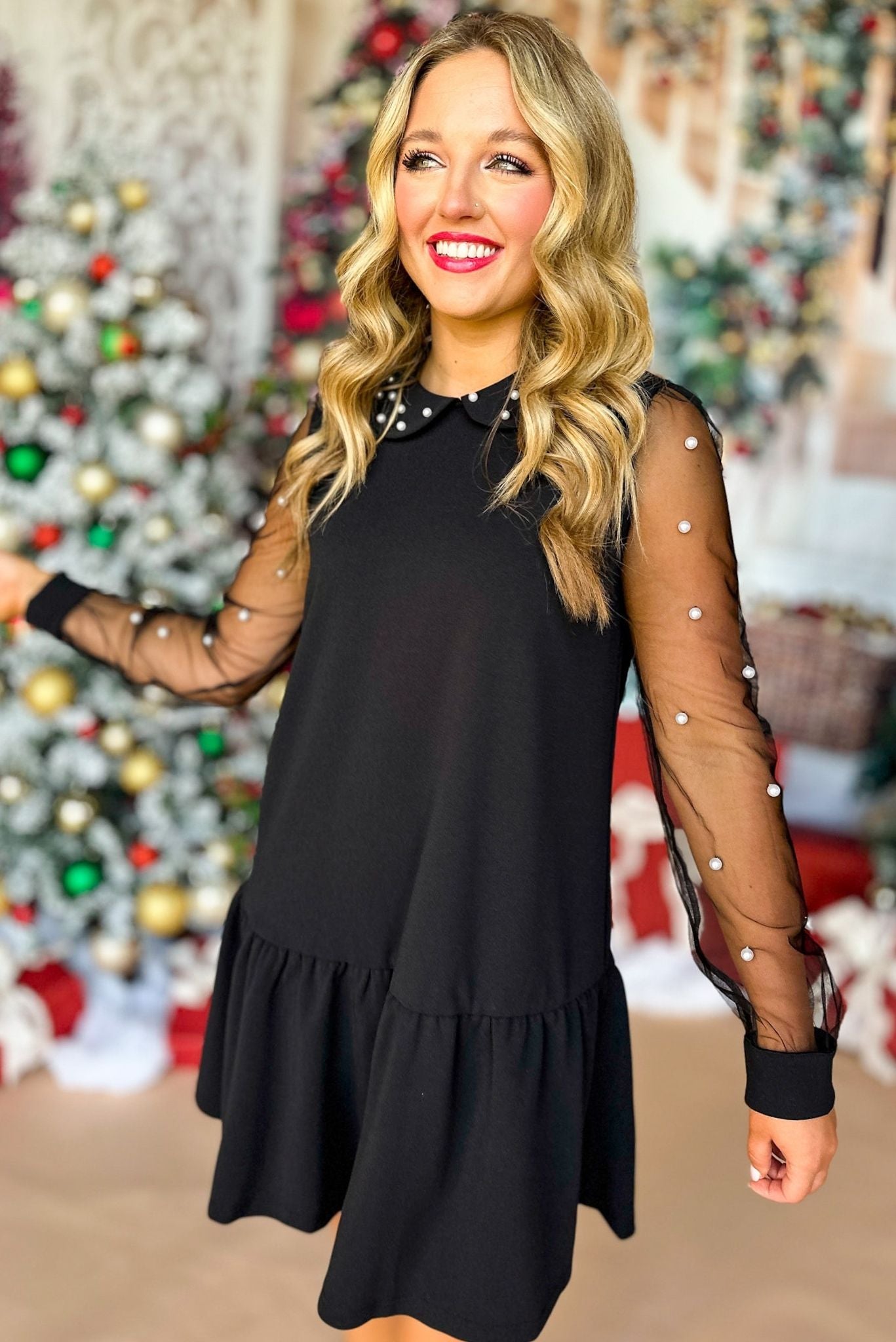 SSYS The Stella Dress In Black, must have dress, must have style, holiday style, holiday fashion, elevated style, elevated dress, mom style, holiday collection, holiday dress, shop style your senses by mallory fitzsimmons