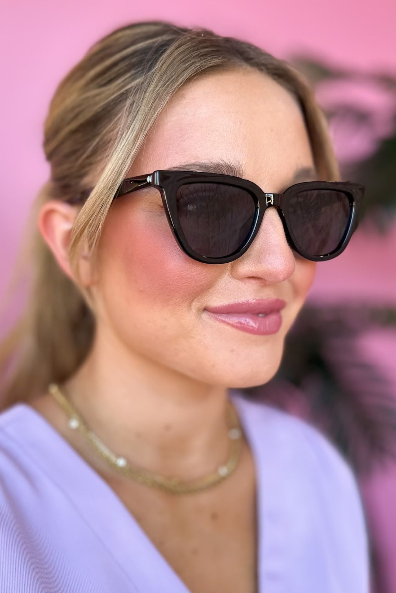  Black Round Sunglasses, accessory, sunglasses, must have sunglasses, spring accessory, summer accessory, shop style your senses by mallory fitzsimmons, ssys by mallory fitzsimmons