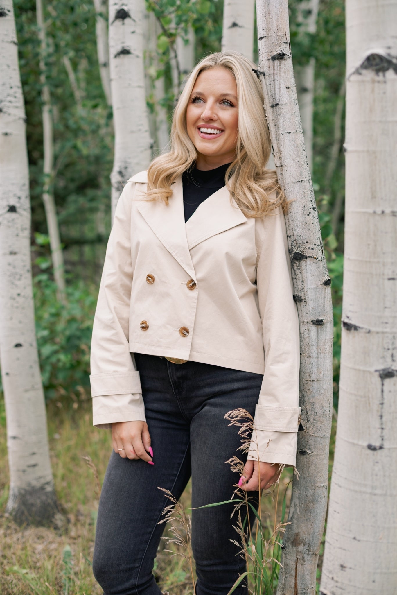 Mica Black High Rise Skinny Jeans