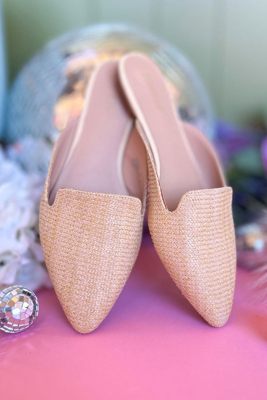  Natural Raffia Mules, shoes, flats, elevated flats, raffia mules, spring mules, shop style your senses by mallory fitzsimmons