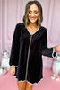 SSYS Black Long Sleeve Get Ready Robe™, SSYS the label, elevated robe, elevated get ready robe, must have robe, must have gift, elevated gift, mom style, elevated style, chic style, conventional style, shop style your senses by mallory fitzsimmons