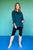SSYS Emilia Collared Front Pocket Top In Hunter