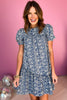  Asymmetrical Yoke Hem Ruffle Short Sleeve Elastic Embroidered Dress, must have dress, must have style, concert style, spring fashion, elevated style, elevated dress, mom style, shop style your senses by mallory fitzsimmons, ssys by mallory fitzsimmons