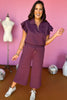 SSYS The Claire Set In Dark Plum,  ssys set, ssys the label, must have set, matching set, must have style, must have fall, fall fashion, fall matching set, elevated style, mom style, shop style your senses by mallory fitzsimmons