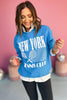 Blue New York Tennis Club Graphic Sweatshirt, must have sweatshirt, elevated sweatshirt, graphic sweatshirt, must have style, comfortable style, casual fashion, mom style, shop style your senses by mallory fitzsimmons