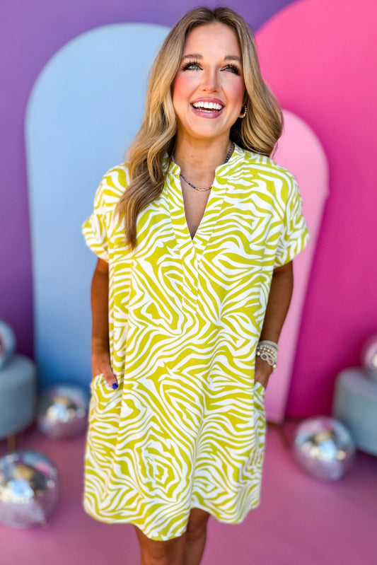 Lime V Neck Banded Collar and Sleeve Shift Dress, must have dress, must have style, brunch style, spring fashion, elevated style, elevated dress, mom style, shop style your senses by mallory fitzsimmons, ssys by mallory fitzsimmons