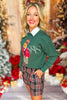 SSYS Teddy Bear Knit Sweater In Hunter