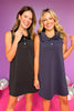 SSYS The Berkley Scuba Collared Sleeveless Dress In Navy, dress, active dress, scuba dress, collared dress, sleeveless dress, navy dress, navy active dress, navy scuba dress, navy collared dress, navy sleeveless dress, must have dress, must have active dress, elevated dress, elevated active dress, elevated style, elevated athleisure, Shop Style Your Senses by Mallory Fitzsimmons, SSYS by Mallory Fitzsimmons