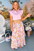 SSYS The Eve Tiered Maxi Skirt In Floral, ssys the label, must have skirt, printed skirt, easter skirt, must have easter skirt, spring fashion, mom style, brunch style, church style, shop style your senses by mallory fitzsimmons, ssys by mallory fitzsimmons