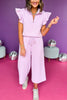 SSYS The Claire Set In Cane Quilted Lilac, ssys the label, must have set, quilted set, spring set, spring style, spring fashion, elevated set, mom style, shop style your senses by mallory fitzsimmons