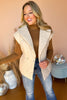Beige Quilted Heart Oversized Collared Tie Waist Vest, must have vest, must have style, elevated style, elevated vest, fall style, fall fashion, fall vest, quilted vest, mom style, shop style your senses by mallory fitzsimmons