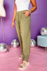 Olive Pleated Elastic Waist Mid Rise Wide Leg Pants, must have pants, must have style, elevated pants, elevated pants, comfortable style, mom style, casual style, shop style your senses by Mallory Fitzsimmons, says by Mallory Fitzsimmons  Edit alt text