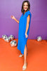 SSYS The Iris Maxi Dress In Royal, ssys the label, the iris dress, ssys dress, elevated dress, must have dress, maxi dress, everyday dress, summer dress, summer style, shop style your senses by Mallory Fitzsimmons, ssys by Mallory Fitzsimmons  Edit alt text