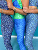 SSYS Blue Green Mix Animal Incognito Leggings