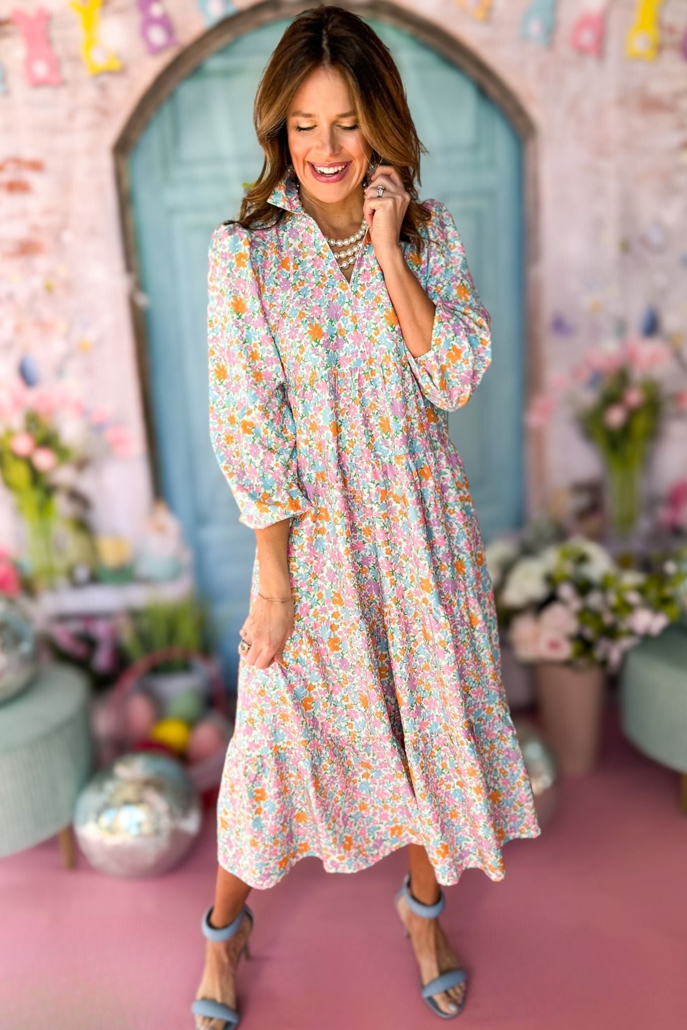 Floral pastel outfit hotsell