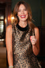 SSYS Anya Brocade Sleeveless Top In Gold Spotted Animal