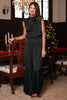 SSYS Satin Jules Trouser Pants In Black