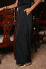 SSYS Satin Jules Trouser Pants In Black