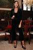 SSYS Velvet Jules Barrel Crop Pants In Black