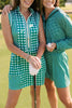 SSYS Hunter Green Mixed Gingham Active Dress