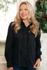 SSYS Romy Ruffle Top In Black