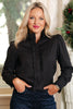 SSYS Romy Ruffle Top In Black
