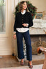 SSYS Lizzy Cable Knit Cardigan In Black