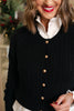 SSYS Lizzy Cable Knit Cardigan In Black
