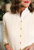 SSYS Lizzy Cable Knit Cardigan In Ivory