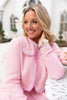 SSYS Rebecca Pink Embellished Tweed Jacket Skort Set *FINAL SALE*