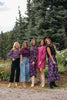 SSYS Daisy One Tier Satin Maxi Skirt In Berry Floral